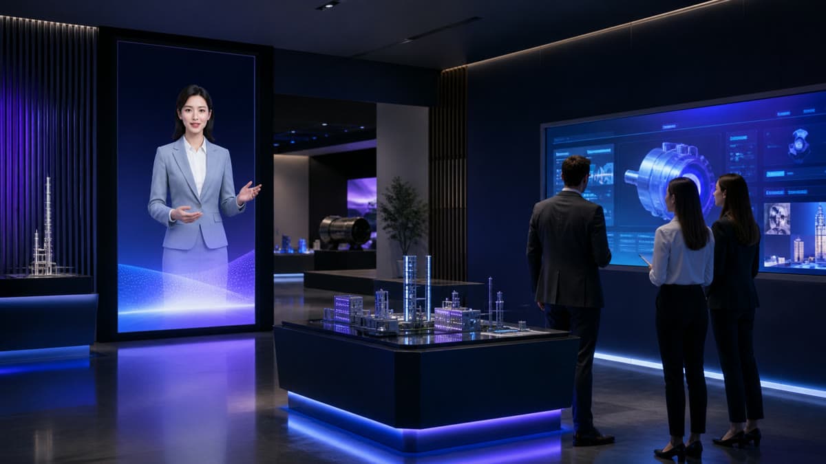 企业展厅数字人怎么做？智能讲解、访客问答与线索收集指南